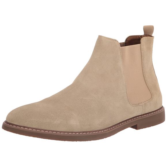NWT Steve Madden Men's Highline Chelsea Boot, Sand Suede, 10 - Picture 7 of 7